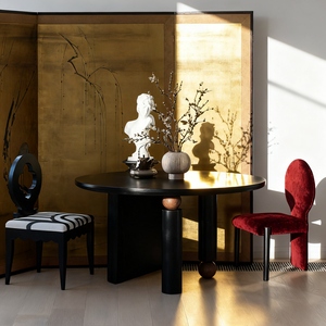 Table <span class=keywords><strong>à</strong></span> <span class=keywords><strong>manger</strong></span> ronde en bois massif moderne de qualité supérieure avec plateau épais <span class=keywords><strong>et</strong></span> base sur piédestal stable pour <span class=keywords><strong>salle</strong></span> <span class=keywords><strong>à</strong></span> <span class=keywords><strong>manger</strong></span>, <span class=keywords><strong>cuisine</strong></span> <span class=keywords><strong>et</strong></span> appartement - Product Image 2