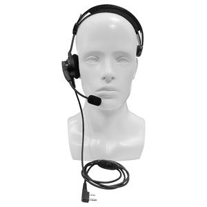 Écouteurs supra-auriculaires TK Plug pour <span class=keywords><strong>talkie</strong></span>-<span class=keywords><strong>walkie</strong></span> avec microphone réglable, radio bidirectionnelle, cordon de 1,4 m, sans réduction de bruit, en métal - Product Image 2