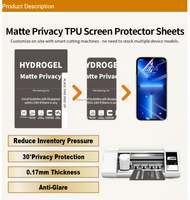 Película Protectora de Pantalla de Membrana Flexible de Hidrogel Transparente HD de Materia Prima Premium del Fabricante para Máquina Plotter de Corte Inteligente