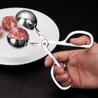 Alat Pembuat Bakso Sendok Penjepit Peralatan Dapur Cetakan Klip Bola Nasi Perlengkapan Pembuat Pangsit Alat Dapur Pembuat Bakso Sup