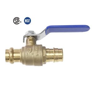 บอลวาล์วทองเหลือง250WOG แบบกดขนาดเต็มพอร์ต bmag CSA NSF ได้รับการรับรอง - Product Image 3