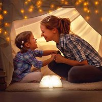 Lampe de lecture LED minimaliste en bois pliable, colorée, rechargeable par USB, avec contrôle tactile, motifs Chat Lapin Panda