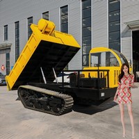 Minidumper Autocargable con Motor Diésel, Dumper Eléctrico de 250 kg, Dumper para Jardín