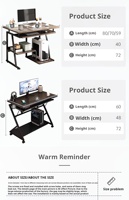 Mini bureau d'ordinateur de jeu pour bureau à domicile, petit bureau pour le personnel administratif