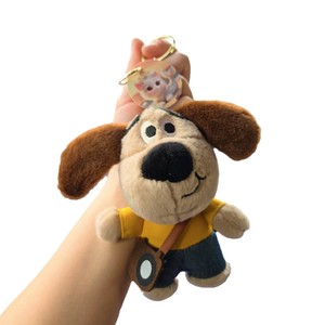 Llavero de peluche de cachorro de dibujos animados para parejas, de algodón PP suave, forma 3D, para adolescentes, adorno para bolso - Product Image 5