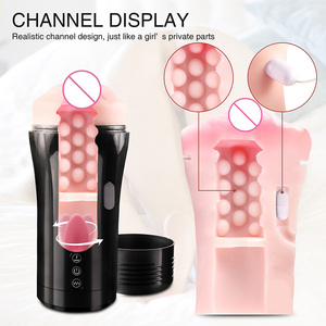 Masturbador Masculino Realista de Bolsillo con Vibración Potente para Inserción, Copa de Masturbación para Hombre - Product Image 2