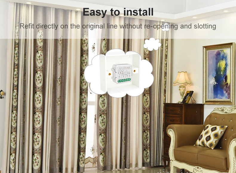 Easy to install Refit directly on the original line without re-opening and slotting