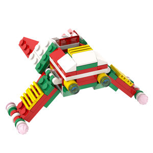 MOC2083 Nave Espacial Inquisitor de Navidad, Microfighter de la Guerra de las Galaxias, <span class=keywords><strong>Película</strong></span>, Bloques de Construcción para Armar, Juguetes de Ladrillos para Niños, 106 Piezas - Product Image 4