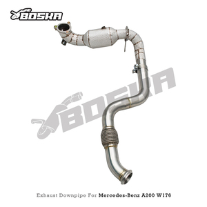 Tuyau de descente en acier inoxydable d'usine pour Mercedes-Benz A180/A200/A260 W176 1.6T/2.0T 2013-2016, tuyau de descente catalyseur haute performance - Product Image 2
