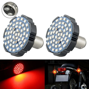1156 Bullet Red LED Turn Signal <b>Light</b> Core Fit Touring Dyna Motorcycle Rear Indicator Lamp <b>Board</b> - Product Image 3