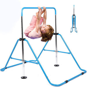 <span class=keywords><strong>Barre</strong></span> de <span class=keywords><strong>gymnastique</strong></span> portable réglable en hauteur pour enfants de 3 à 7 ans, barres de <span class=keywords><strong>gymnastique</strong></span> junior en acier extensibles, entraînement à domicile - Product Image 6