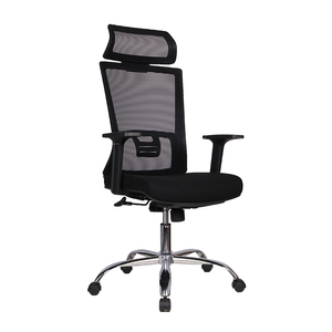 Alta de malla de tela de tapicería ergonomía ascensor silla de oficina ejecutiva para gestionar Director - Product Image 1
