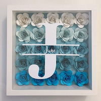 Cadre de présentation en bois MDF moderne personnalisé 8x10, boîte à ombre en bois naturel avec fond en lin pour fleurs et portraits