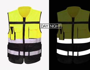 Bán Buôn Biểu Tượng Tùy Chỉnh Công Nghiệp An Ninh Xây Dựng Làm Việc An Toàn <span class=keywords><strong>Vest</strong></span> Phản Quang Tầm nhìn Cao Phản Xạ <span class=keywords><strong>Vest</strong></span> Với Túi - Product Image 2
