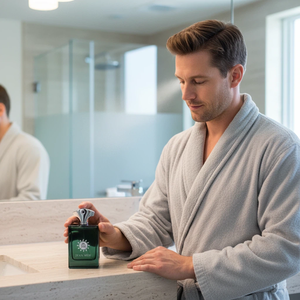 Perfume Orgánico Ecológico de Lujo con Aroma a Madera para Hombre, Aroma a Sándalo y Cedro, Eau de Parfum de Larga Duración, para Usar en la Oficina, Marca Privada - Product Image 5