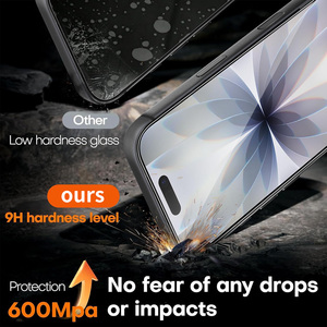Protection d'écran en verre trempé transparent HD 9H 2.5D sur mesure d'usine d'origine pour iPhone 18 Pro Ultra fin 0,33 mm anti-rayures - Product Image 3