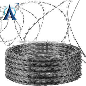 Cuộn dây thép gai mạ kẽm hình chữ thập - Product Image 1