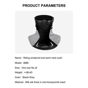 ที่คลุมคอโพลีเอสเตอร์สำหรับกีฬาฤดูหนาวกันลมกันน้ำอุปกรณ์ป้องกันสำหรับกิจกรรมกลางแจ้งขี่จักรยานออกแบบโลโก้ได้ตามต้องการ - Product Image 3