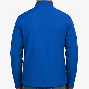 Wholesale Custom Logo 100%Polyester <b>Men</b> Softshell <b>Jacket</b> <b>Canvas</b> Stand Collar Waterproof Outdoor Use Winter Wear Softshell <b>Jacket</b> - Product Image 2