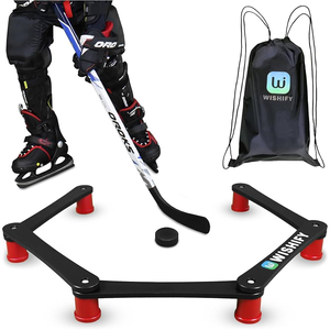 Le dispositif d'entraînement <span class=keywords><strong>de</strong></span> manipulation <span class=keywords><strong>de</strong></span> bâton <span class=keywords><strong>de</strong></span> hockey portable améliore le contrôle du hockey sur glace et les exercices d'entraînement <span class=keywords><strong>de</strong></span> tir <span class=keywords><strong>Aide</strong></span> à l'entraînement parfaite - Product Image 2