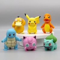 Figurine de dessin animé 6 Styles, figurine Pokemon, jouet pour enfant, figurine d'action, vente en gros