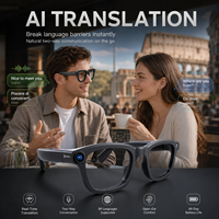 Lunettes Intelligentes IA AR 2026 avec Affichage AI-G3 HUD, Téléprompteur Vert, 13MP, Traduction Vocale 6 Axes, Discours Professionnel