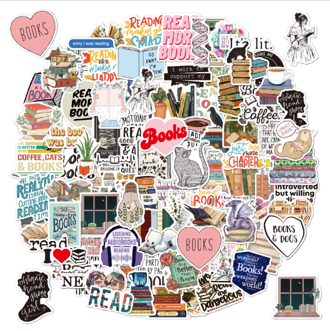 Reading Stickers for Computer Notebook and