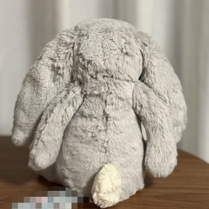 ตุ๊กตากระต่ายหูดาว<span class=keywords><strong>สี</strong></span>ขาว/เทา น่ารัก สนุกสนาน ของเล่นตุ๊กตาขนสั้นนุ่มสบาย ของขวัญสำหรับเด็ก ขนาด 31-50 ซม. บรรจุฟองน้ำ - Product Image 4