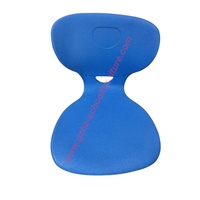 Coque de siège de chaise en plastique PP de style moderne, pièce de rechange pour application scolaire