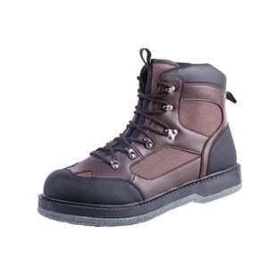 Fabricant <span class=keywords><strong>Bottes</strong></span> de pêche en feutre de cheville en nylon PVC imperméable pour hommes Couleur foncée Pêche à la mouche Ventes entières - Product Image 5