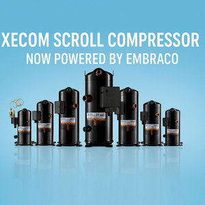 Compresor Scroll XECOM de 10HP, Bajo Ruido y No Explosivo, para Sistemas de Bomba de Calor y Calefacción por <span class=keywords><strong>Suelo</strong></span> <span class=keywords><strong>Radiante</strong></span> - Product Image 4
