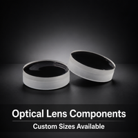 Lentille double achromatique à correction de couleur, faible aberration chromatique, verre optique avec revêtement antireflet pour équipement optique de haute précision