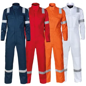 Construction Cotton Flame Retardant Overalls Flame-Resistant Coverall Boilersuit Mariner FR/AS