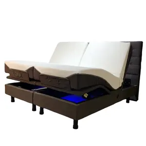 Zero Gravity Massage調節可能なIron Metal Bed Frame