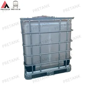 Hoge Sterkte Roestvrijstalen Ibc Container Tank 1000l Ibc Gemengde Container Met Chemische Vloeibare Container Ibc Tanks