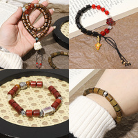 Gran oferta, 10 Uds., bolsa Vintage, nuevo chino, cuentas de madera versátiles, accesorio hecho a mano DIY, pulsera de cuentas, collar, cuentas de joyería