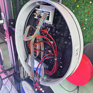 قطر 50 أو الإعلان في الهواء الطلق ديكور المنزل ساعة الحائط الرقمية كبيرة شاشة حديثة متجر عرض الشعار - Product Image 6