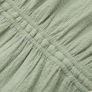 เสื้อยืด OEM สำหรับเด็กผู้หญิง แบบไม่มีป้าย คอกลม มีสายรัดเอว พร้อมส่ง - Product Image 5