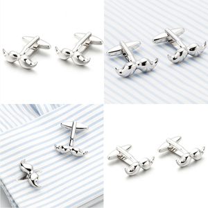 Nuovo arrivo eco-friendly pulsante di alta qualità in lega di rame <span class=keywords><strong>barba</strong></span> baffi nuovi gemelli per <span class=keywords><strong>camicia</strong></span> da uomo - Product Image 6