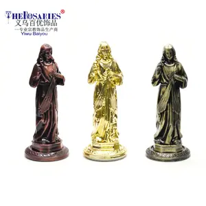 Venta al por mayor católica estatua de jesús-¡Santo el Padre Jesús Metal estatuas antiguo religiosa católica Iglesia regalo decorativo