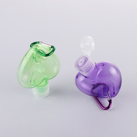 Flacon pulvérisateur fin en forme de cœur, récipient Portable, vide et réutilisable, 20/50/75ml, pour les liquides