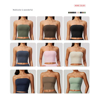 Nouvelle Collection : Ensemble de Sport Sans Bretelles pour Femme – Tenue de Yoga Moulante, Ultra-Élastique, Respirante, Effet Ventre Plat et Rehaussement des Fesses pour Fitness et Course à Pied