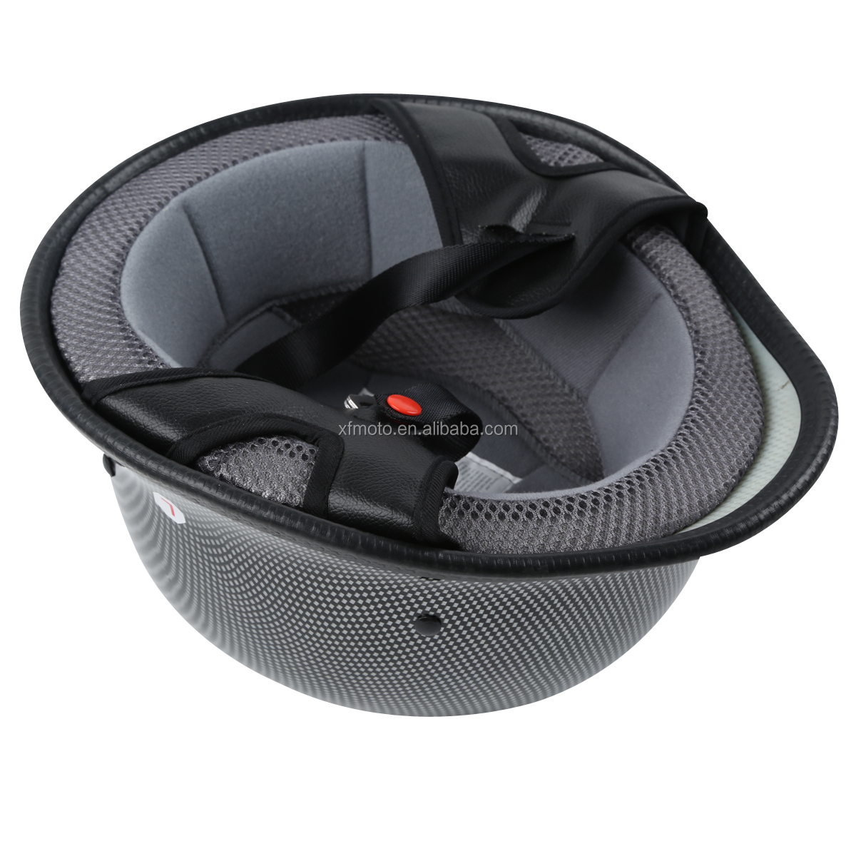 german style motorcycle helmet carbon fiber D.O.T. German- Dull Black XS Release Convenience Lightest German Style Mayan DOT