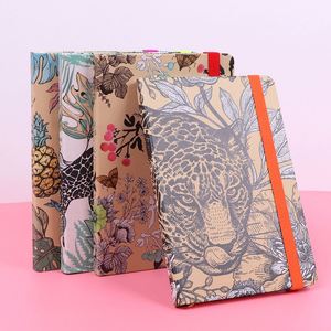 Cuadernos de Notas Estilo Americano, Diario con Correa, Artículos de Papelería, Agenda, Cuaderno de Tapa Dura A6 - Product Image 5