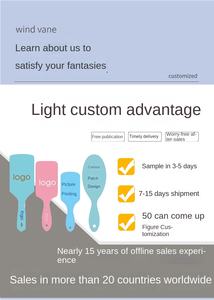 Nouveau peigne transparent de dessin animé, peigne de massage, peigne à cheveux en plastique mignon pour enfants avec coussin d'air, produits en plastique - Product Image 5