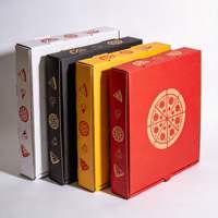 Boîte à pizza en carton ondulé personnalisée en gros, boîte à pizza en papier kraft, prix le plus bas du Vietnam