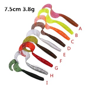 เหยื่อตก<span class=keywords><strong>ปลา</strong></span>แบบนิ่มทำจากวัสดุ PVC <span class=keywords><strong>ใหม่</strong></span> รูปทรงใบพาย สำหรับตก<span class=keywords><strong>ปลา</strong></span>ทะเลจากเรือ เหมาะสำหรับปลาบาส - Product Image 6