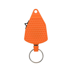 Porte-clés rétractable avec poulie, anneau en acier inoxydable, corps en plastique, 6x2,5x1,8 cm, pour outils de pêche en plein air - Product Image 1