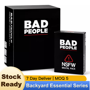 Pack d'extension de jeu de cartes pour adultes NSFW, cartes de vote pour répondre aux <span class=keywords><strong>questions</strong></span>, soirée de jeu brutale pour amis de 18 ans et plus, 3 à 10 joueurs - Product Image 1