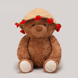 2 en 1 ramo de flores rosas regalo del Día de San Valentín oso de peluche muñeca lindos animales de peluche oso Rosa juguetes de peluche suaves con rosas - Product Image 5